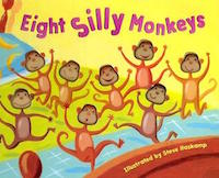 cover image for "Eight Silly Monkeys" by Steve Haskamp