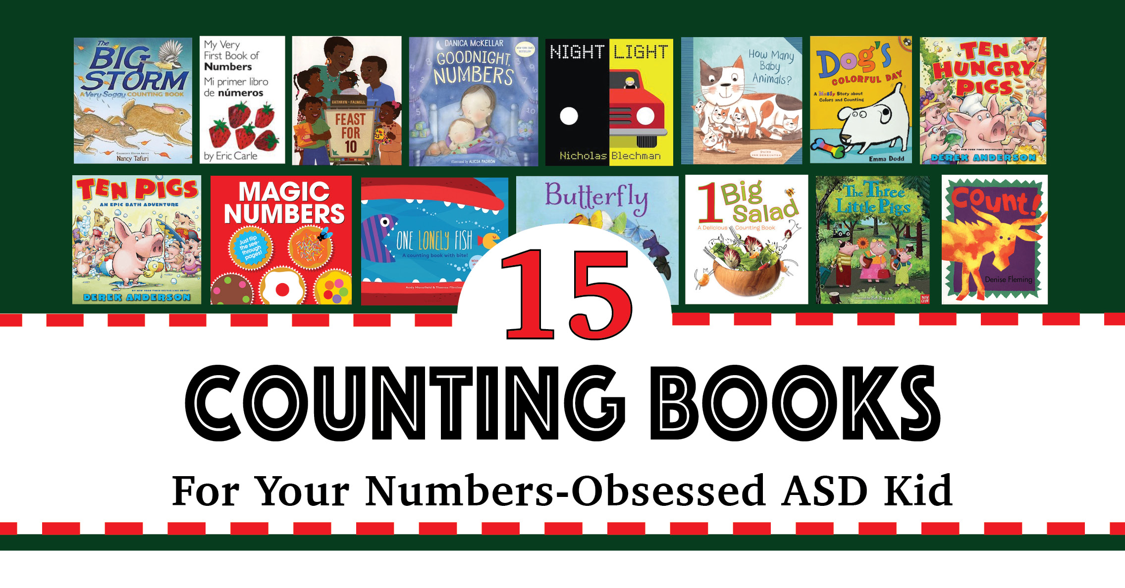 15 Counting Books for Kids with Autism