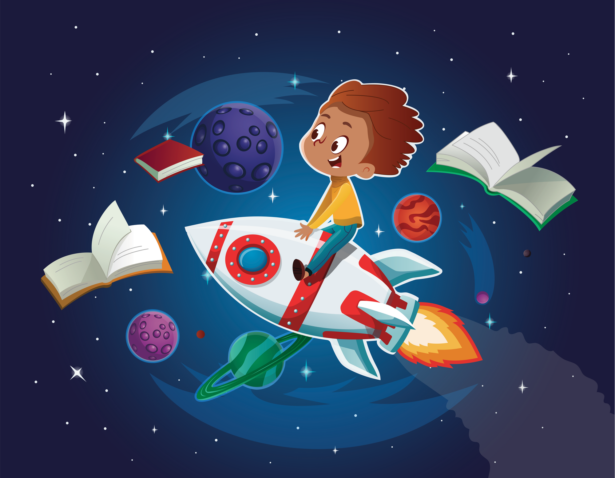 20 Picture Books For Autistic Kids Who Love Space Themes