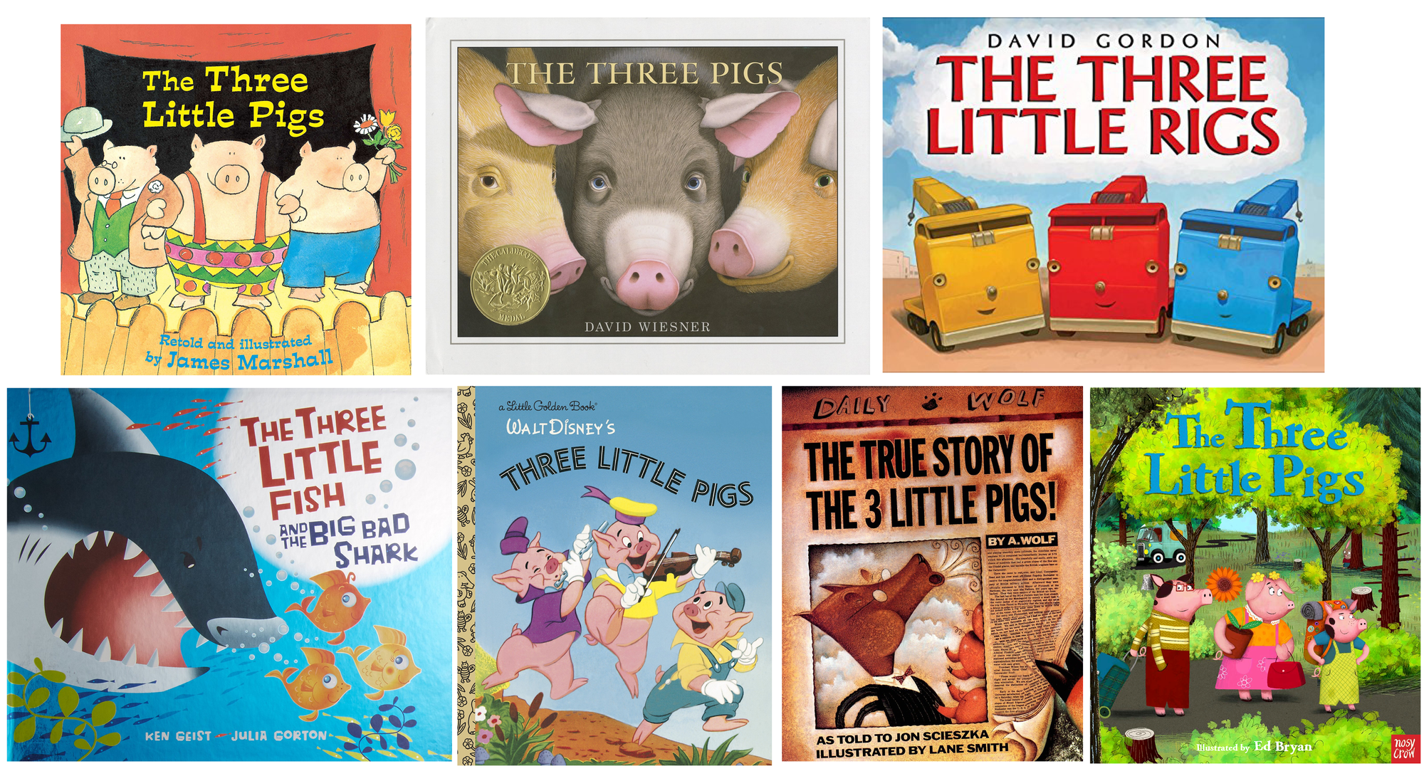 Fairy Tales & Fables Part 1: Little Red Riding Hood, The Three Billy Goats Gruff, & The Three Little Pigs